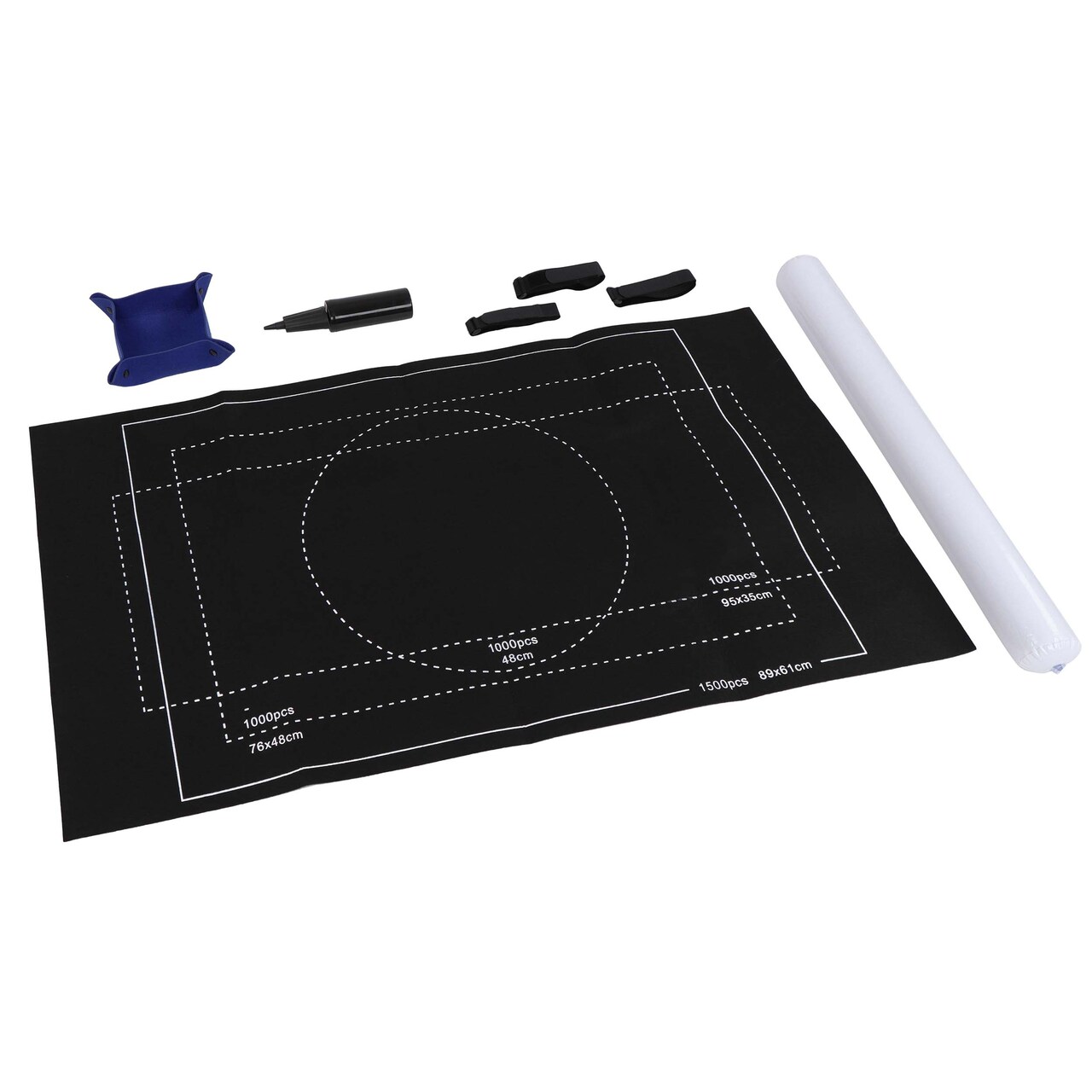 Jigitz Roll Up Puzzle Mat Set - 1500pc Jigsaw Puzzle Rolling Mat and Tube